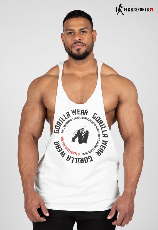 GORILLA WEAR TANK TOP MELROSE STRINGER BEIGE