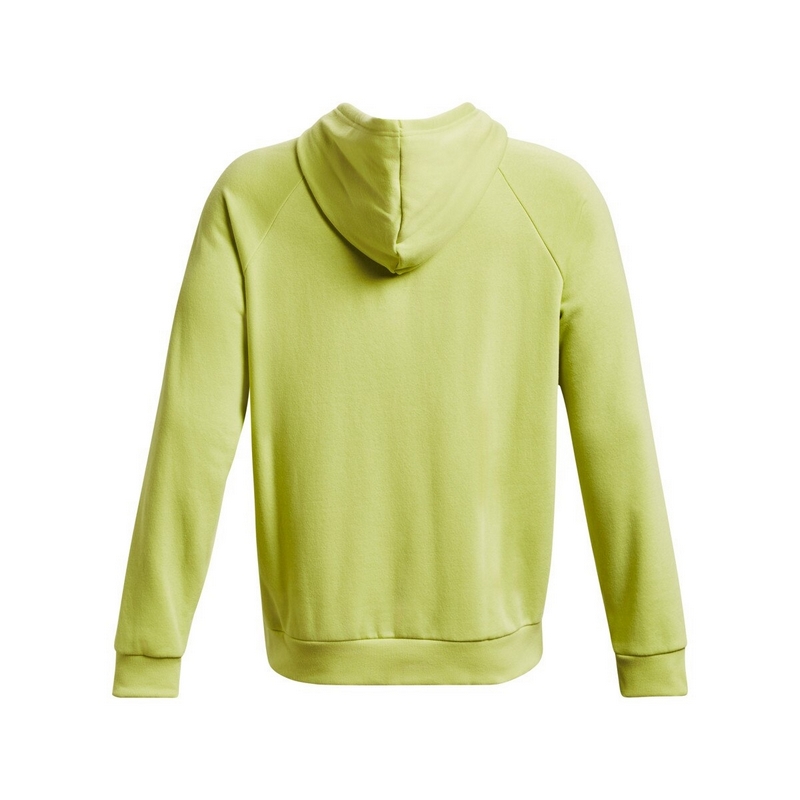 UNDER ARMOUR BLUZA RIVAL FLEECE BIG LOGO NEON