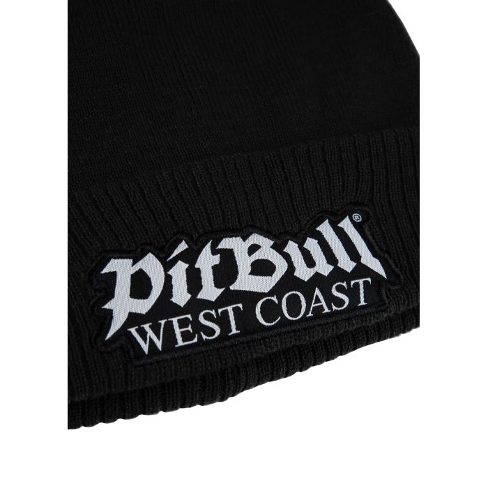 PIT BULL CZAPKA ZIMOWA BEANIE BUBBLE ONE TONE OLD LOGO BLACK