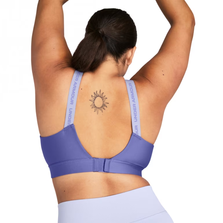 UNDER ARMOUR BIUSTONOSZ SPORTOWY INFINITY MID 2.0 FIOLET