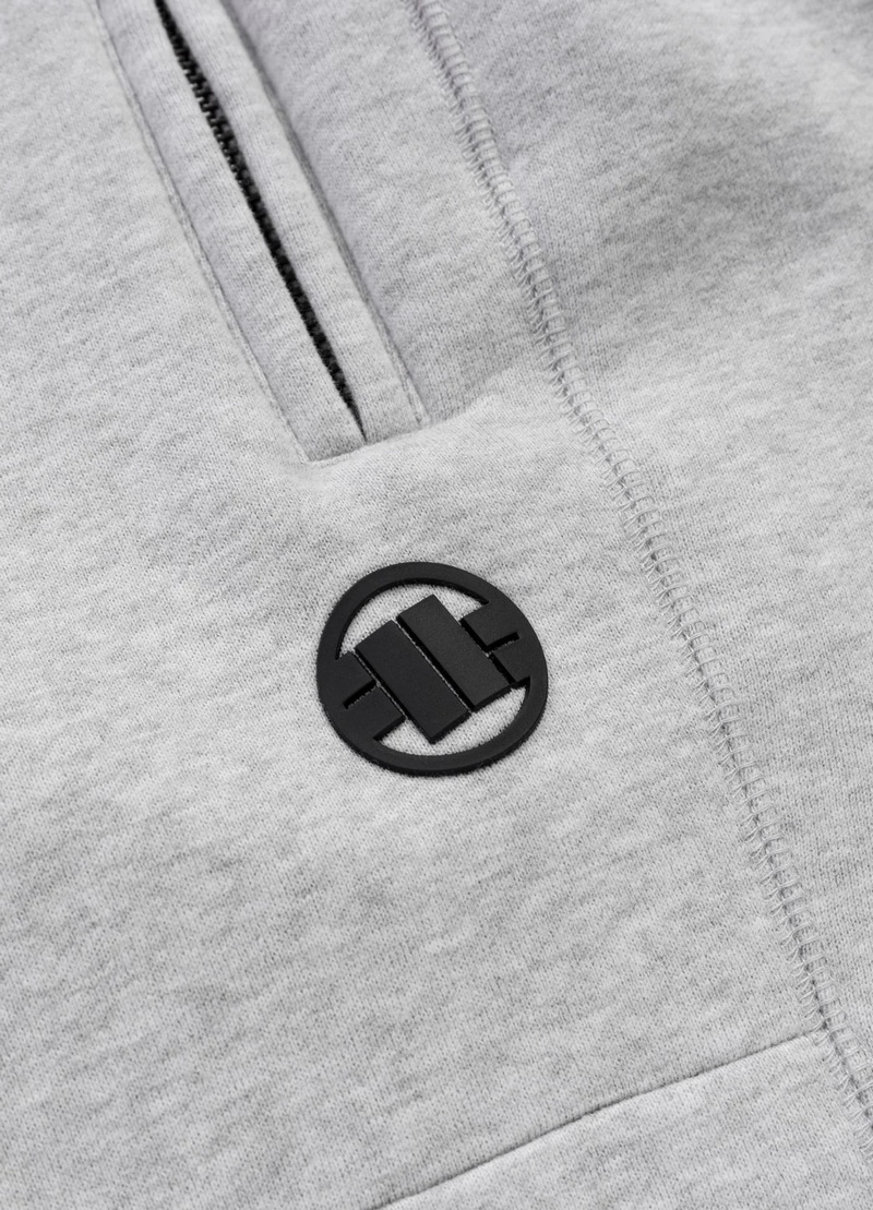 PIT BULL SPODNIE DRESOWE SMALL LOGO HD GREY MELENGE