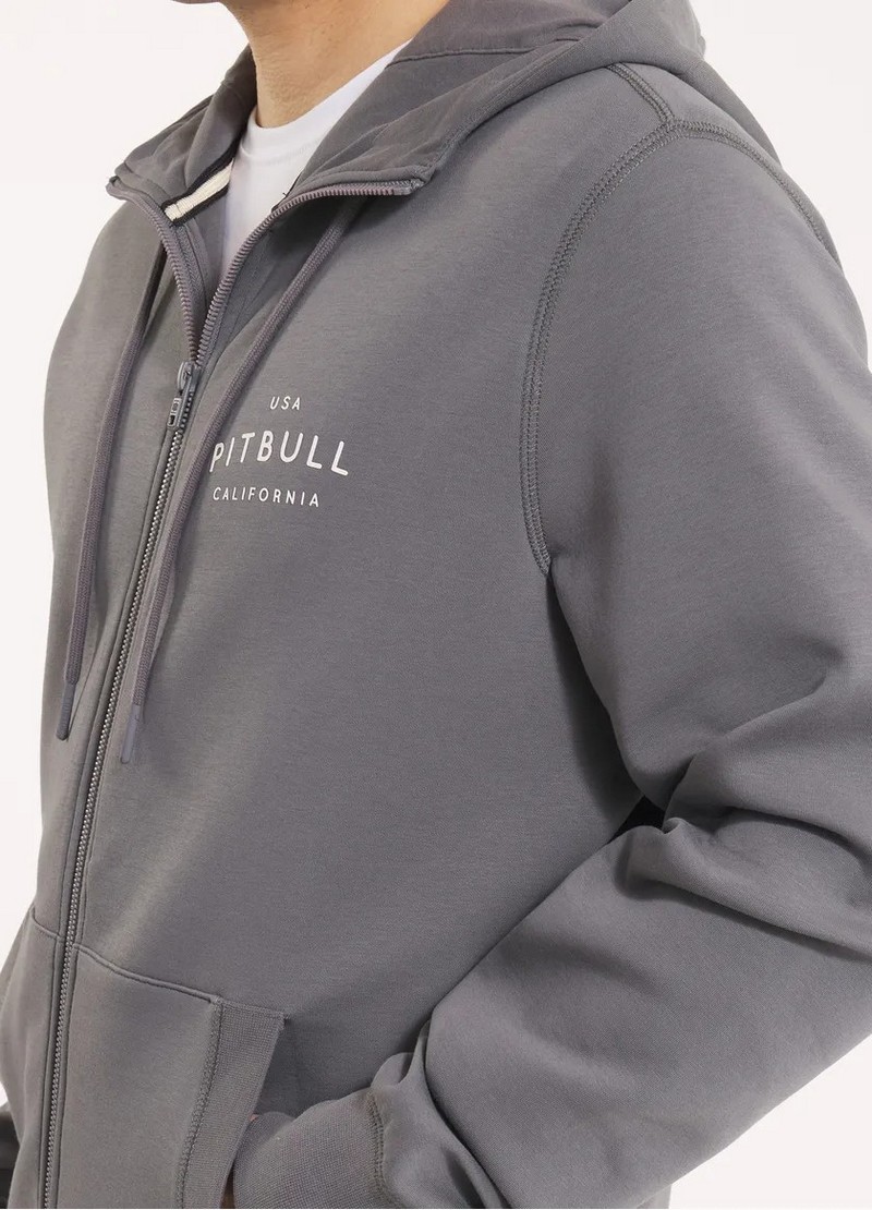 PIT BULL BLUZA ROZPINANA Z KAPTUREM SAMPSON GRAPHITE