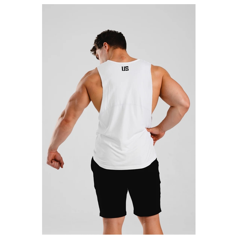 MAKE US STRONG TANK TOP DENVER OPEN WHITE