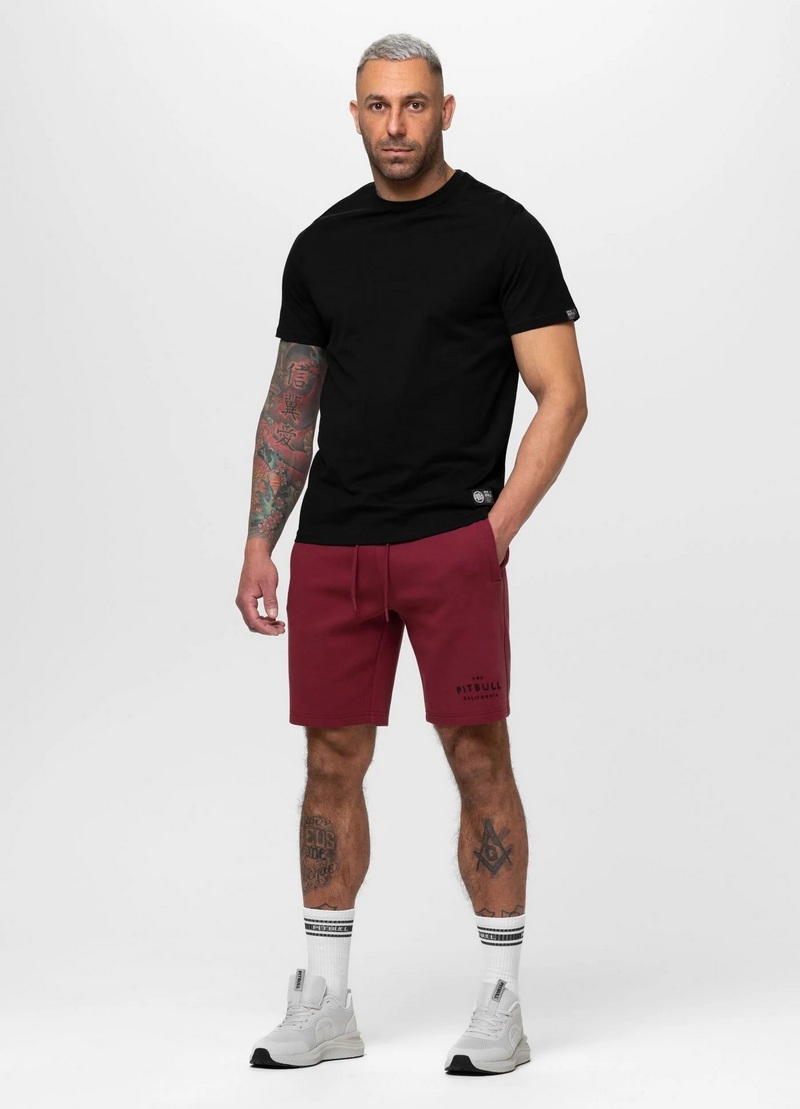 PIT BULL SZORTY SAMPSON BURGUNDY