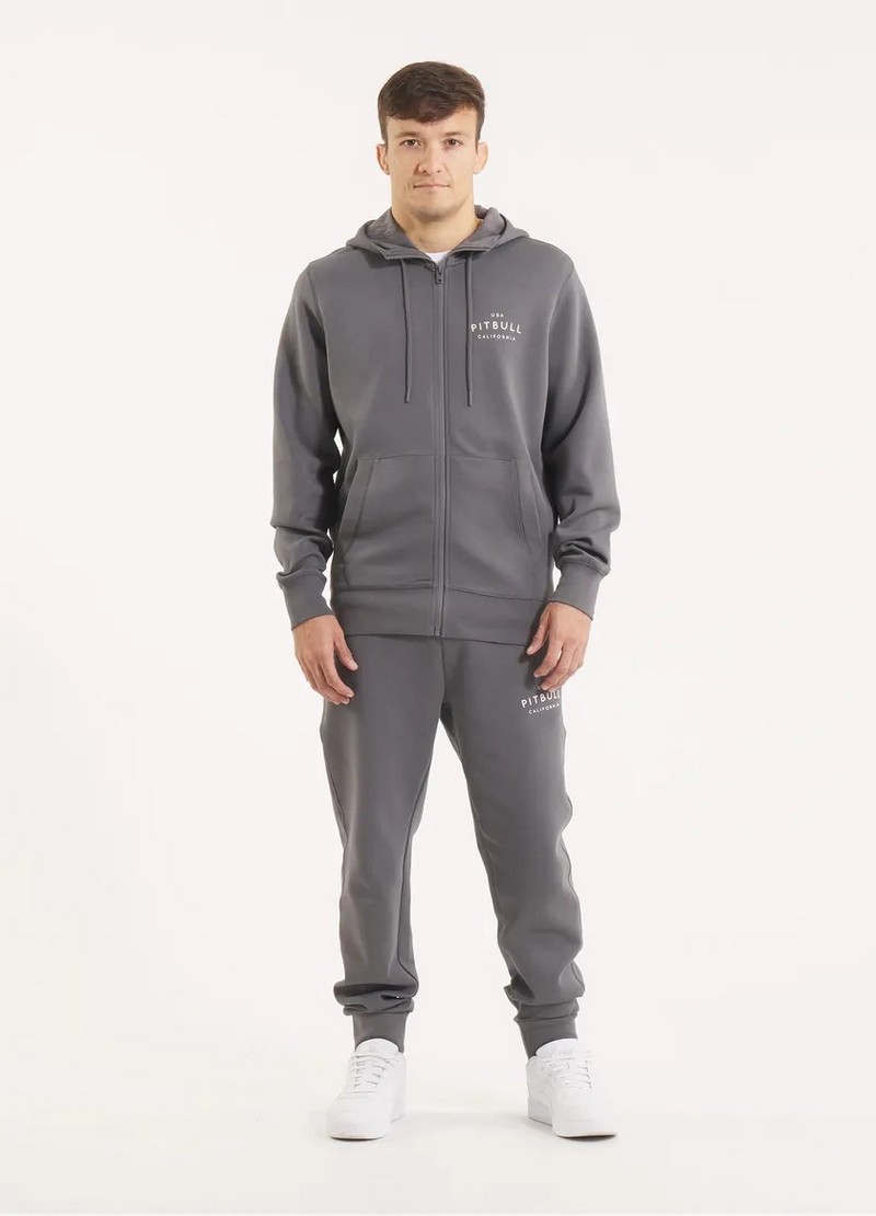 PIT BULL BLUZA ROZPINANA Z KAPTUREM SAMPSON GRAPHITE