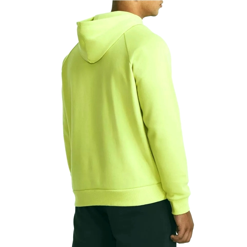 UNDER ARMOUR BLUZA RIVAL FLEECE BIG LOGO NEON