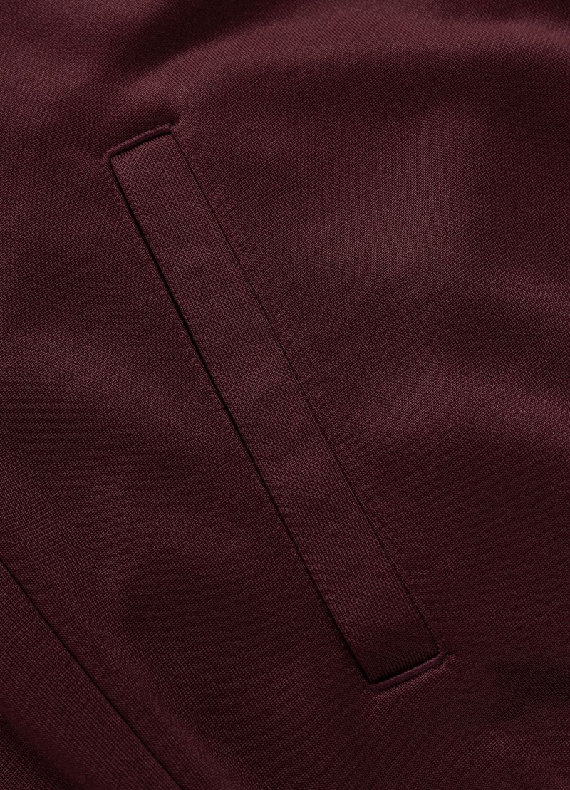 PIT BULL BLUZA ROZPINANA OLDSHOOL TAPE LOGO BURGUNDY