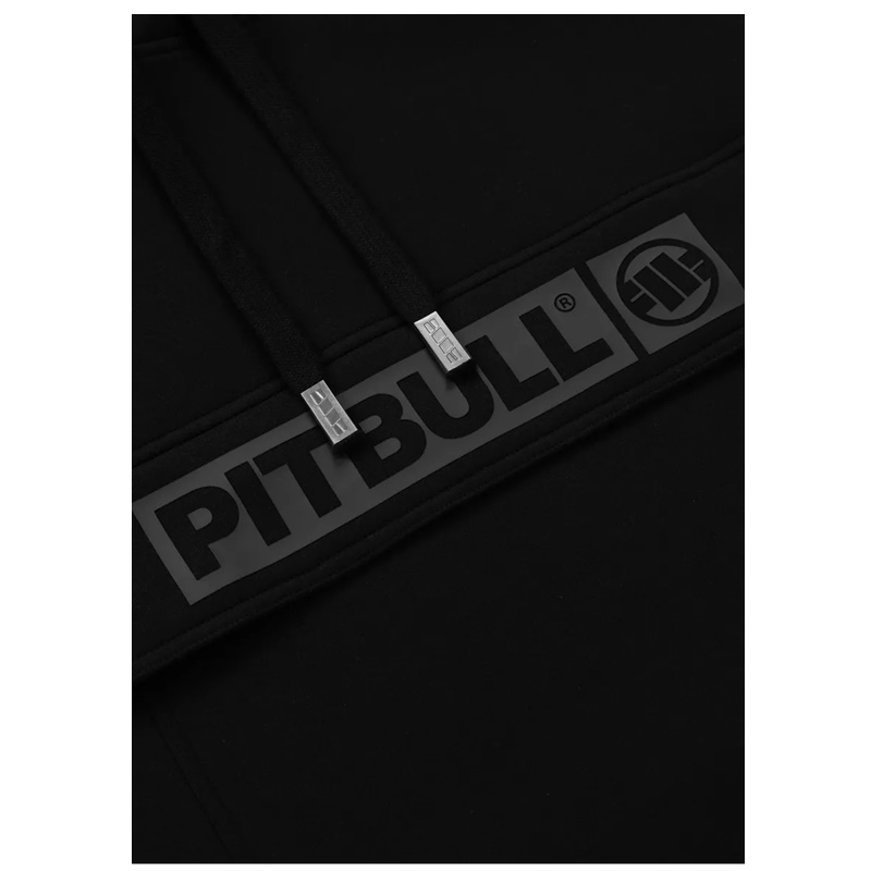 PIT BULL BLUZA Z KAPTUREM HILLTOP TWO COLORS CZARNY/CZARNY