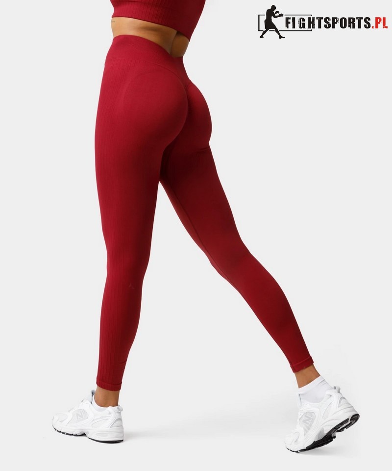 CARPATREE LEGGINSY BEZSZWOWE ELITE RUMBA RED