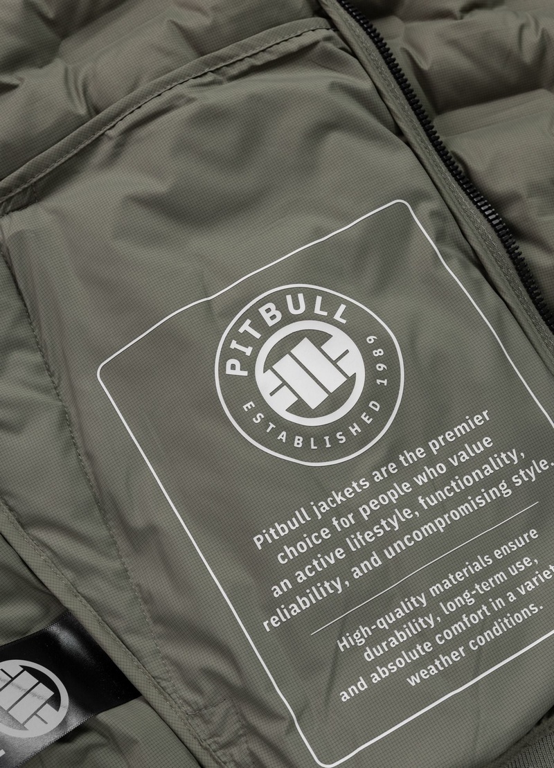 PIT BULL BEZRĘKAWNIK FISK OLIVE