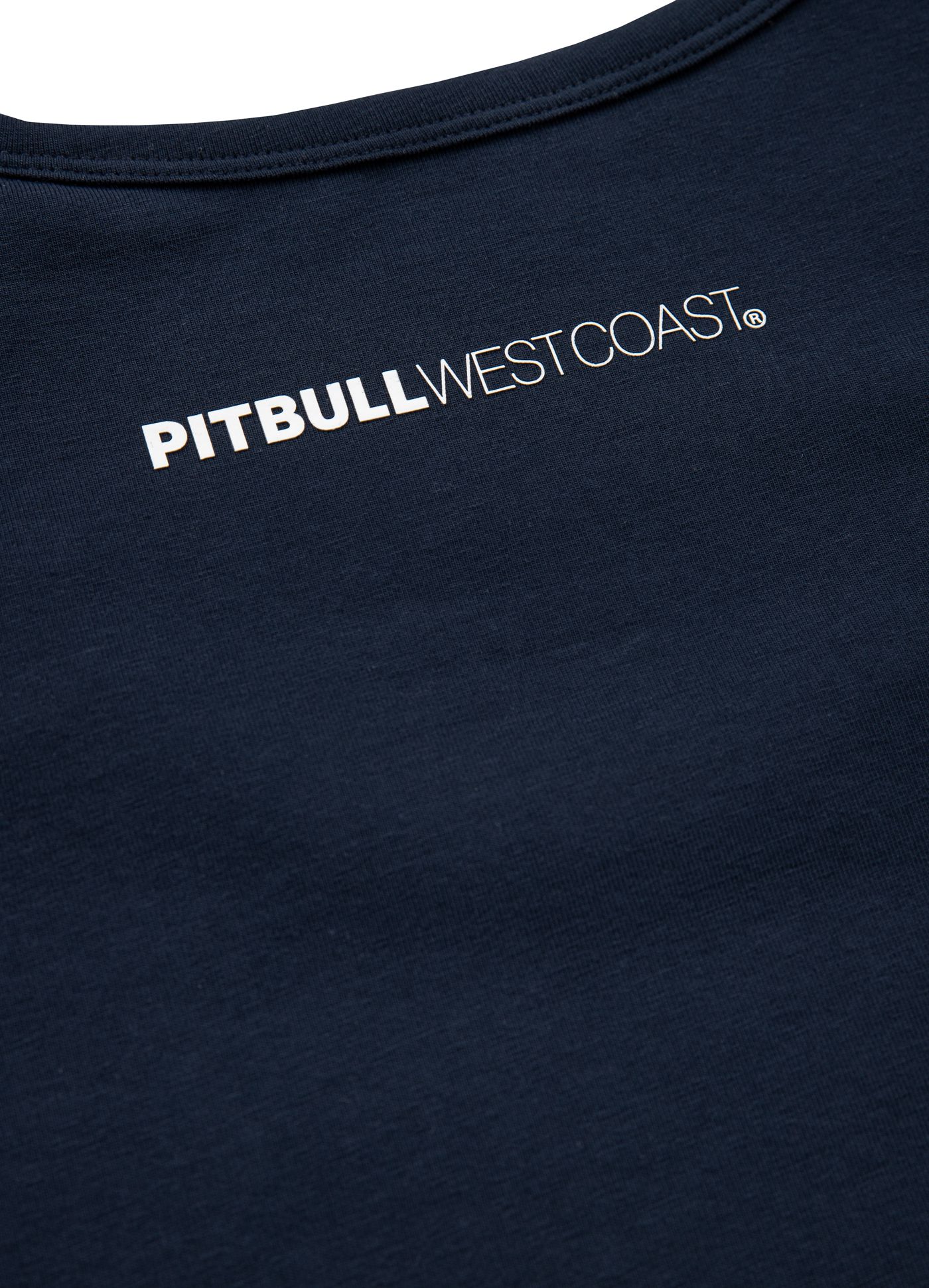 PIT BULL TANK TOP SMALL LOGO NAVY