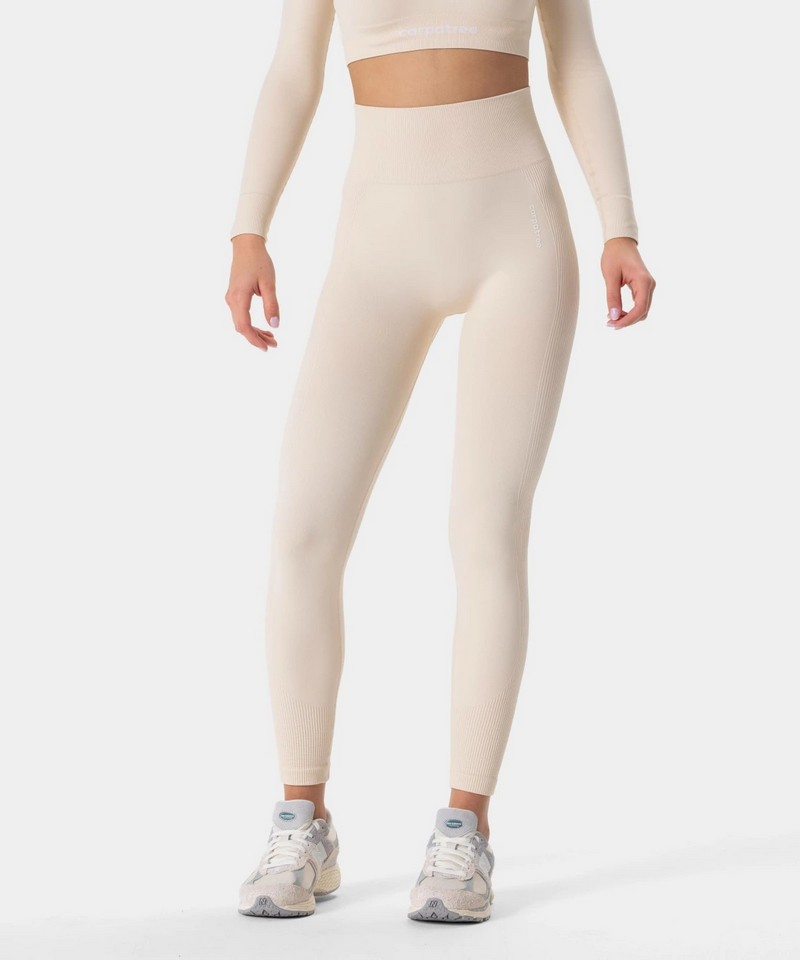 CARPATREE LEGGINSY BEZSZWOWE ALLURE BEIGE