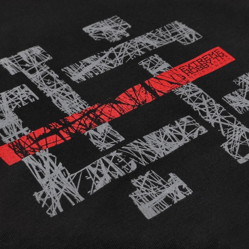 EXTREME HOBBY BLUZA CREWNECK HASHTAG 23 BLACK