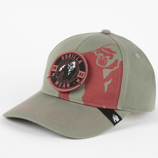 GORILLA WEAR CZAPKA Z DASZKIEM ARDEN GREEN