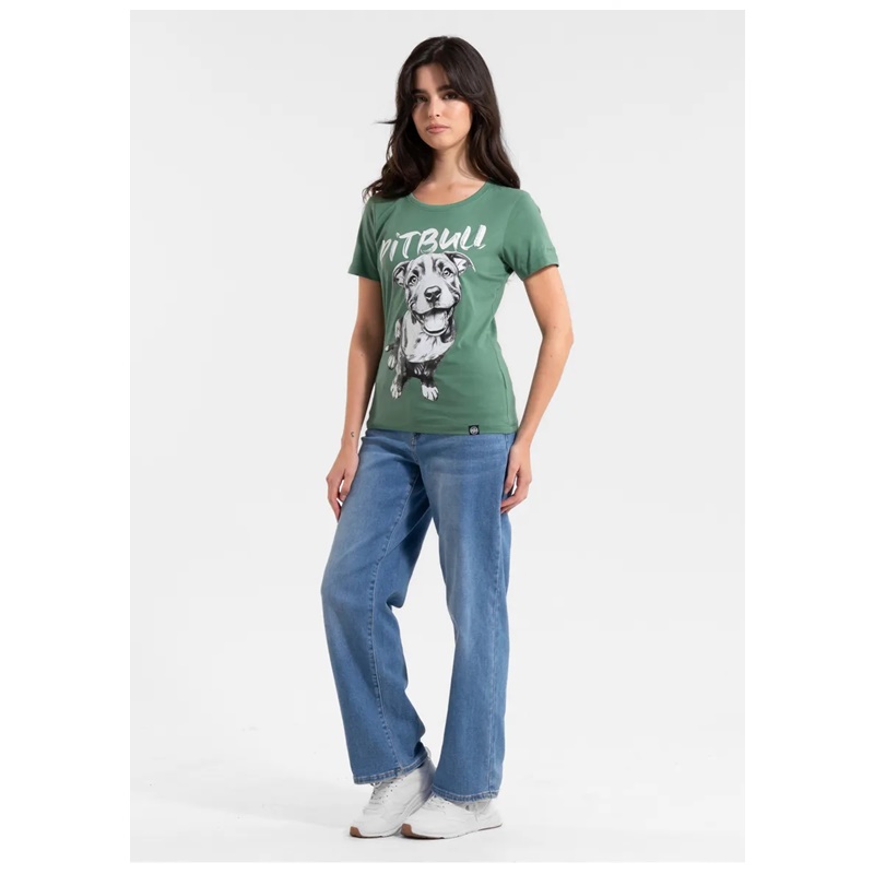 PIT BULL KOSZULKA DAMSKA T-SHIRT PUPPY MINT