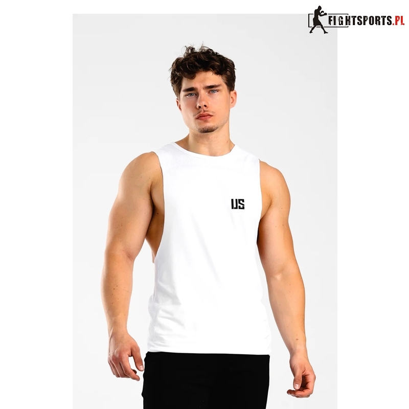 MAKE US STRONG TANK TOP DENVER OPEN WHITE