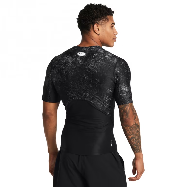 UNDER ARMOUR KOSZULKA TRENINGOWA HEATGEAR ISO-CHILL PRINTED 002