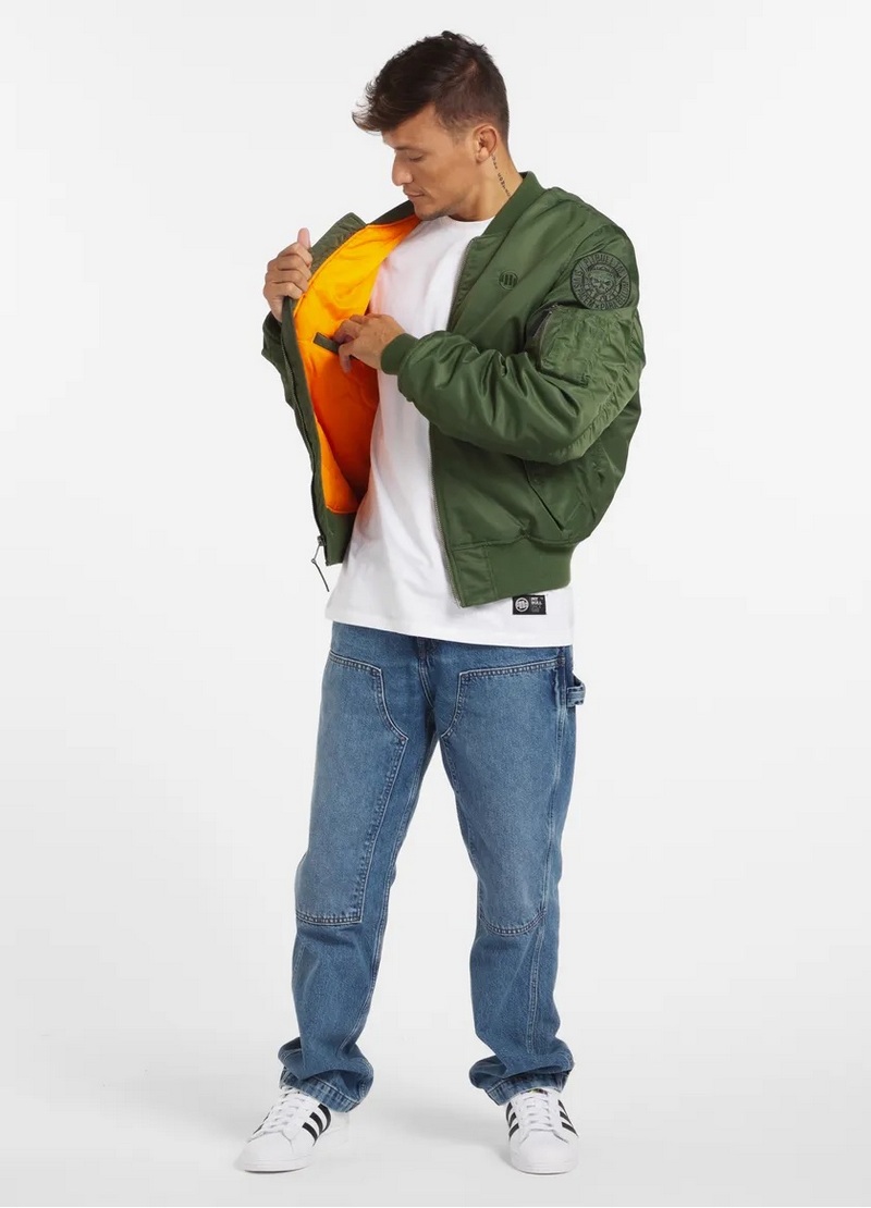 PIT BULL KURTKA MA-1 VERANO BOMBER OLIVE
