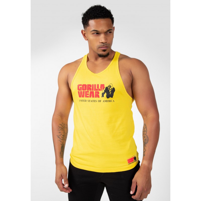 GORILLA WEAR TANK TOP CLASSIC YELLOW