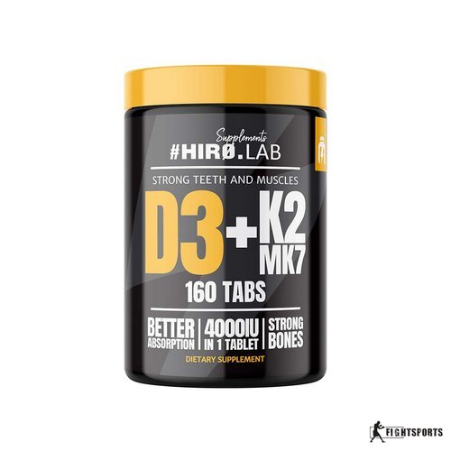 HIRO.LAB Vitamin D3 4000IU + K2 MK7 160tab