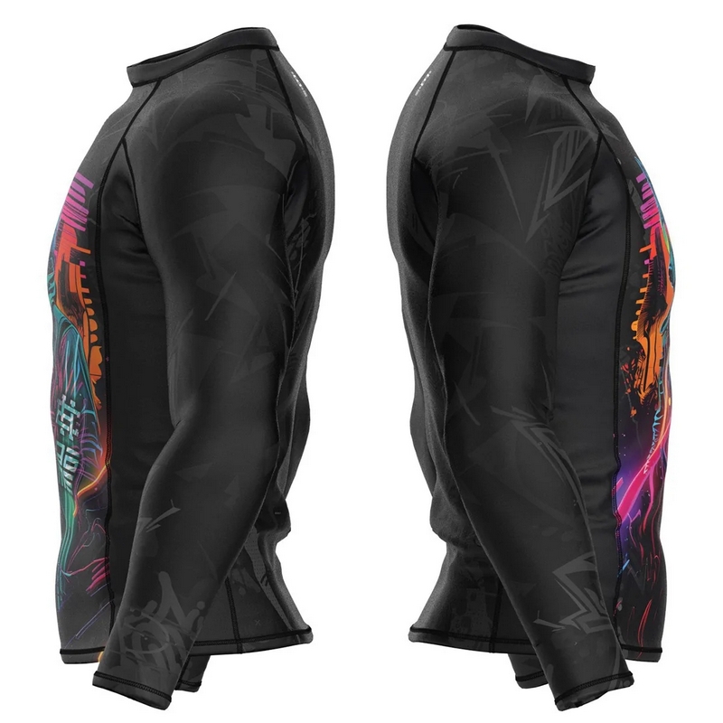 EXTREME HOBBY LONGSLEEVE RASHGUARD CYBER WOLF