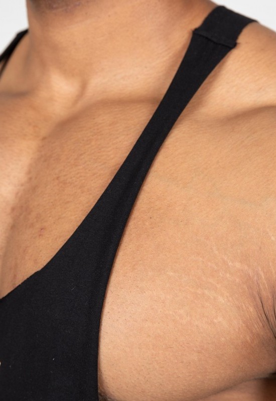 GORILLA WEAR TANK TOP MELROSE STRINGER BLACK