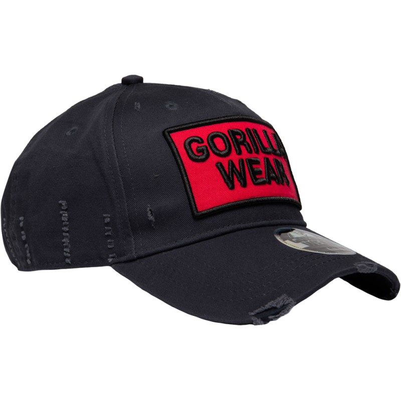 GORILLA WEAR CZAPKA Z DASZKIEM HARRISON BLACK/RED