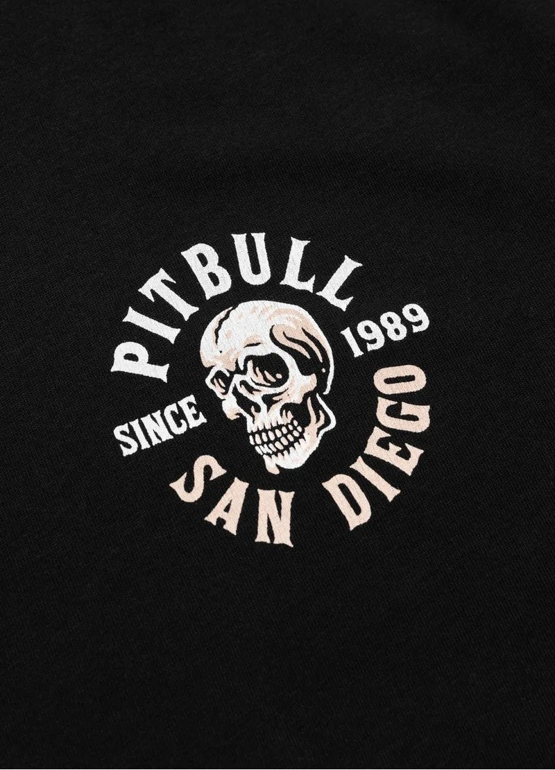 PIT BULL KOSZULKA SKULL LOGO BLACK