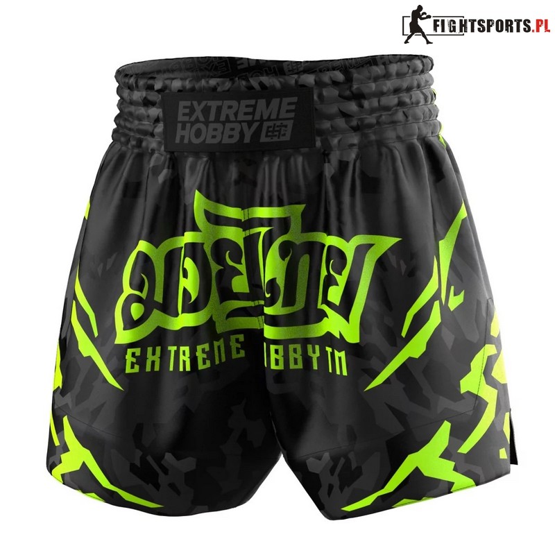 EXTREME HOBBY SZORTY MUAY THAI BLACK PANTHER