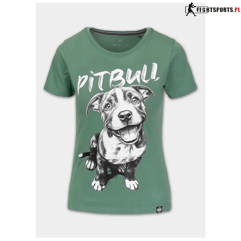 PIT BULL KOSZULKA DAMSKA T-SHIRT PUPPY MINT