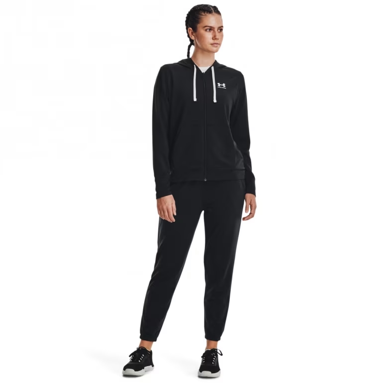 UNDER ARMOUR BLUZA Z KAPTUREM RIVAL TERRY BLACK