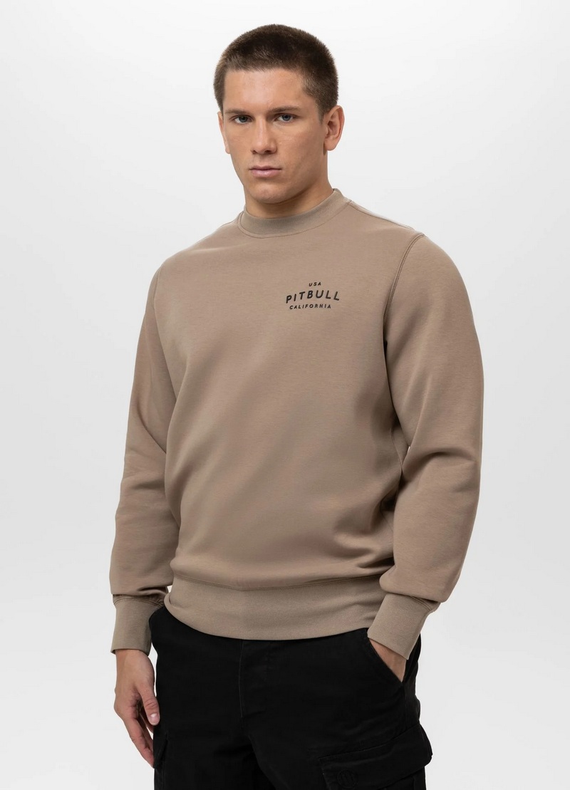PIT BULL BLUZA CREWNECK SAMPSON PALE SAND