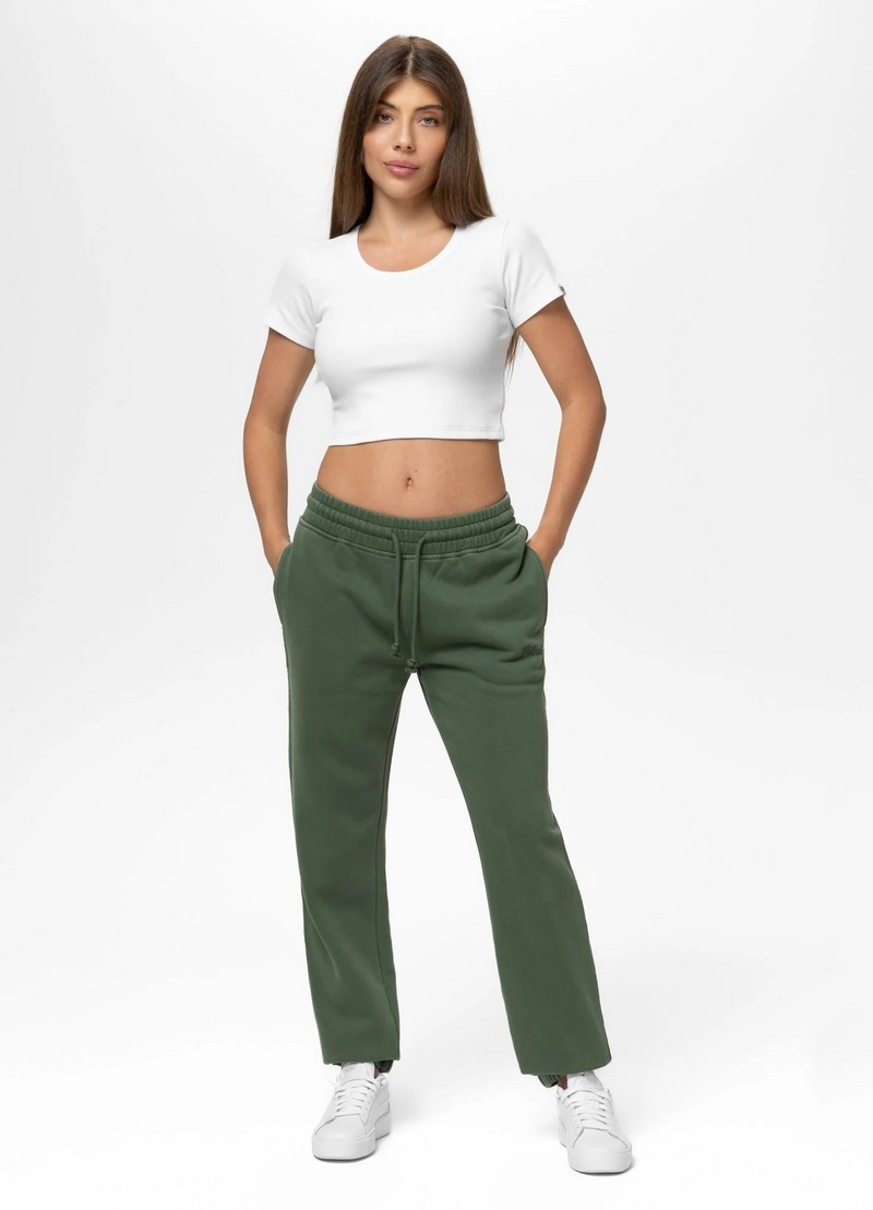 PIT BULL SPODNIE DRESOWE LOVIA SWEATPANTS SAGE GREEN