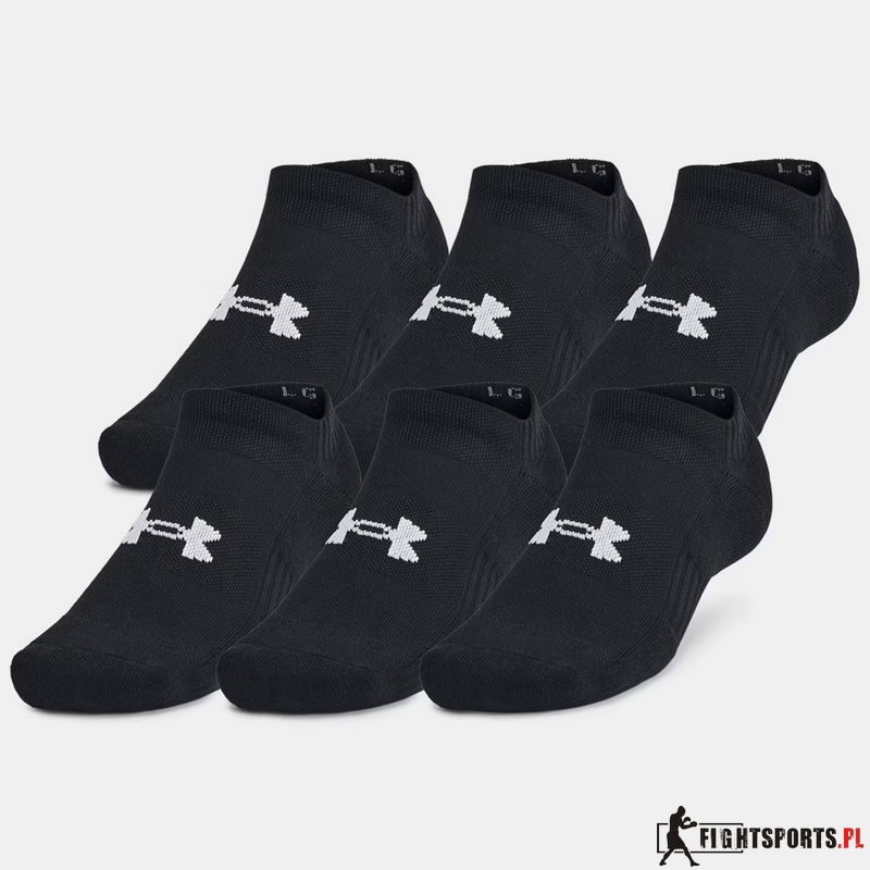 UNDER ARMOUR SKARPETKI TRAINING COTTON NO SHOW 001