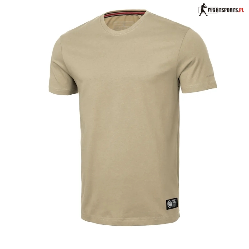PIT BULL KOSZULKA NO LOGO SLIM FIT SAND