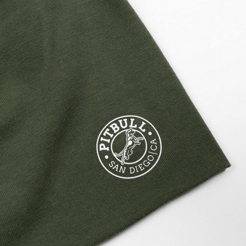 PIT BULL CZAPKA CIENKA SAN DIEGO CA OLIVE