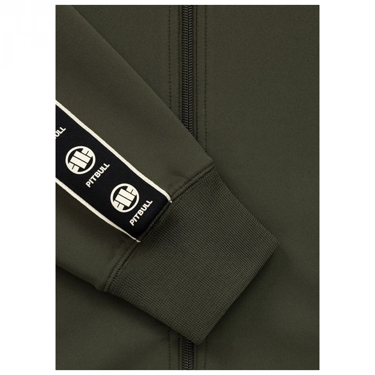 PIT BULL BLUZA POWERS BEZ KAPTURA ROZPINANA OLD GREEN