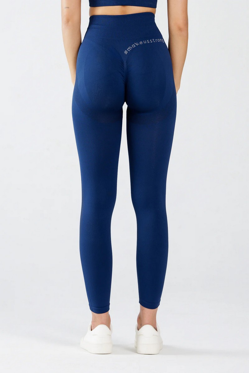 MAKE US STRONG LEGGINSY FLORENCE NAVY