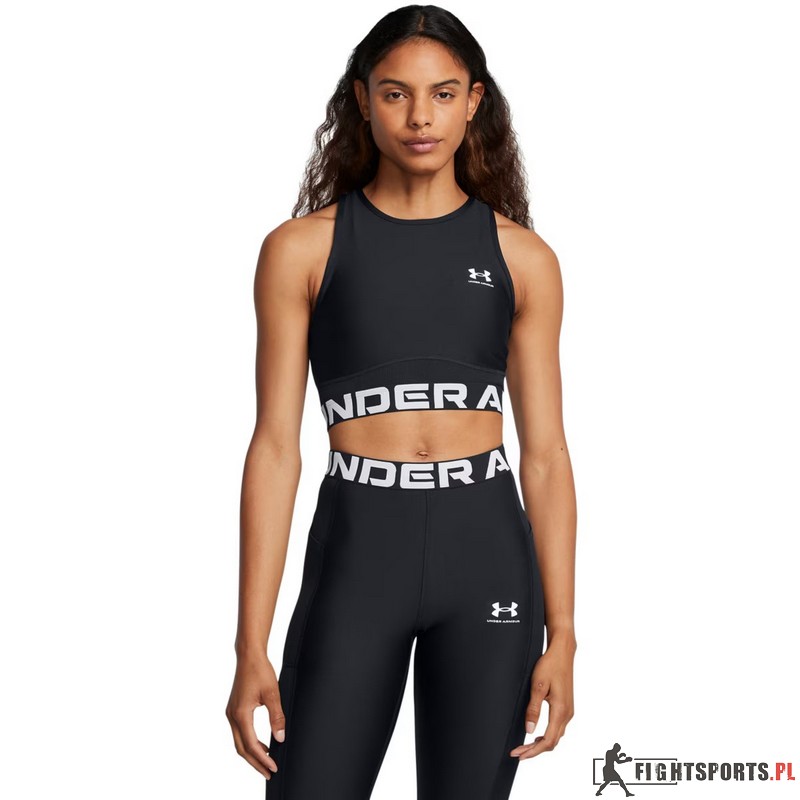 UNDER ARMOUR CROP TOP HeatGear RIB 001