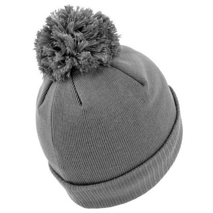 PIT BULL CZAPKA ZIMOWA BEANIE BUBBLE SMALL LOGO GREY