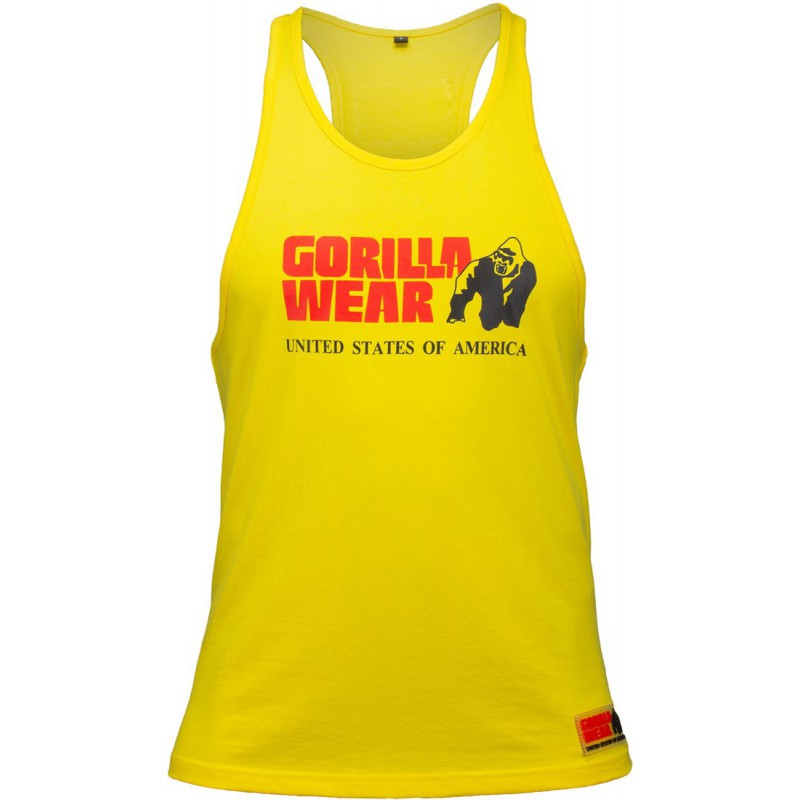 GORILLA WEAR TANK TOP CLASSIC YELLOW