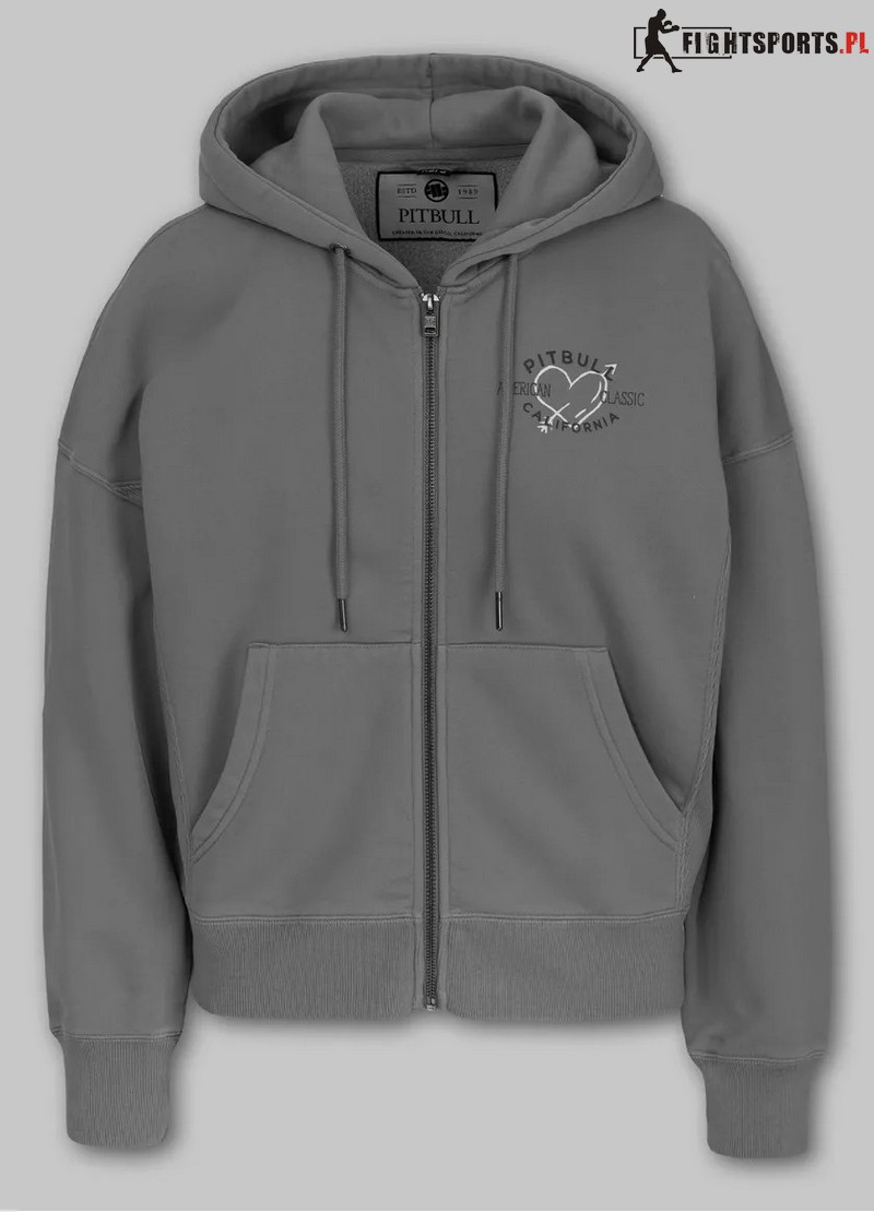 PIT BULL BLUZA ROZPINANA MANZANITA HEART GREY