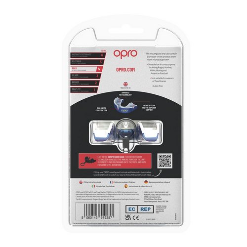 OPRO OCHRANIACZ SZCZĘKI GOLD - BLUE