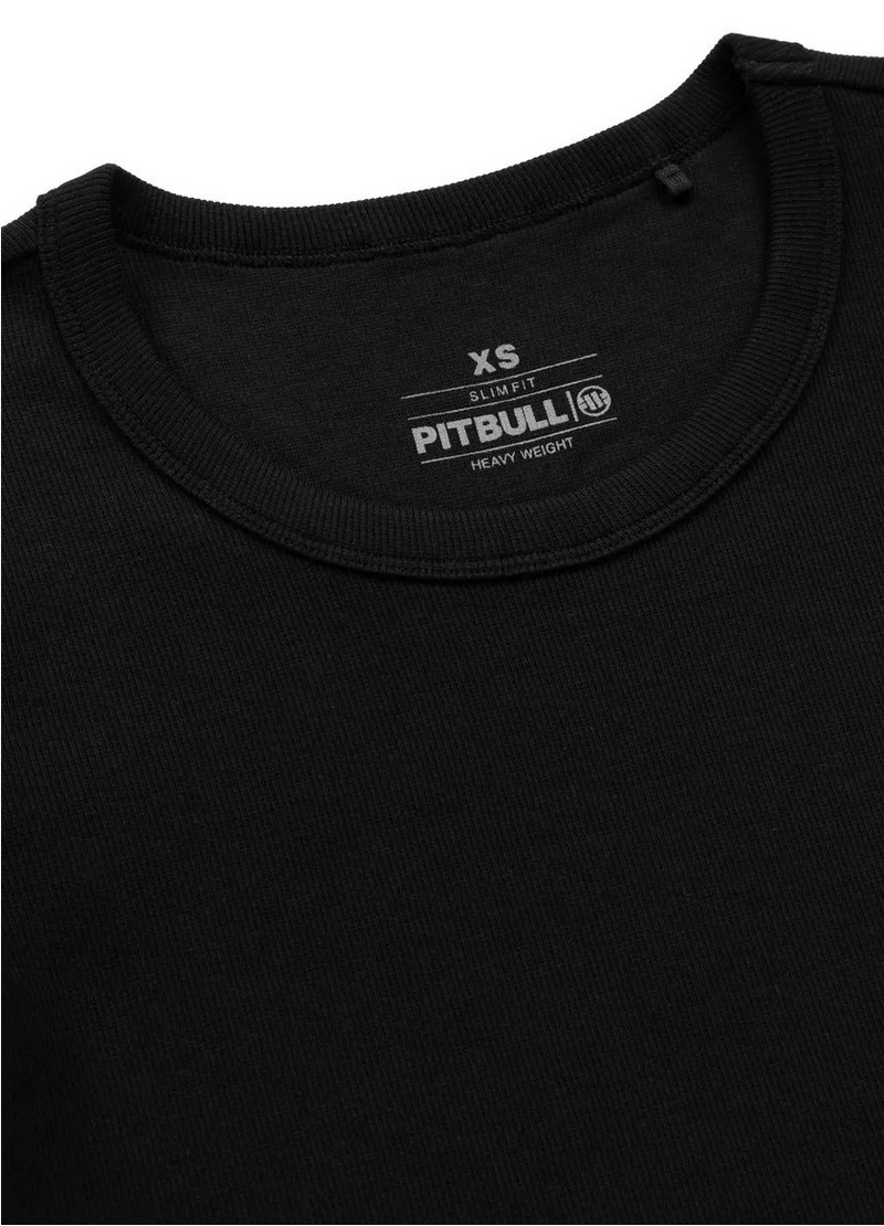 PIT BULL KOSZULKA CROPPED RIB BLACK