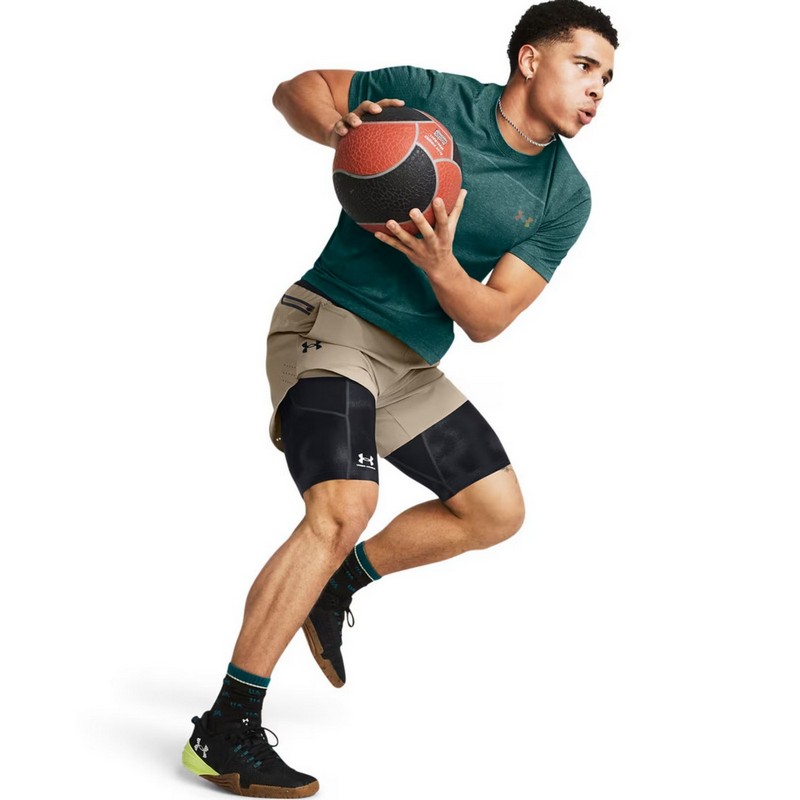 UNDER ARMOUR SZORTY HEATGEAR COMPRESSION PRINTED