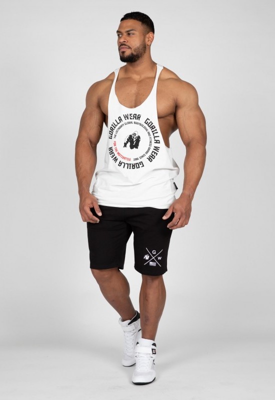 GORILLA WEAR TANK TOP MELROSE STRINGER BEIGE