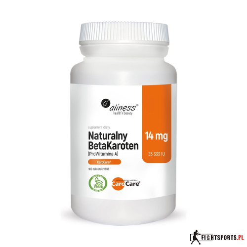 ALINESS NATURALNY BETAKAROTEN 14mg (ProWitamina A) 100 tabletki