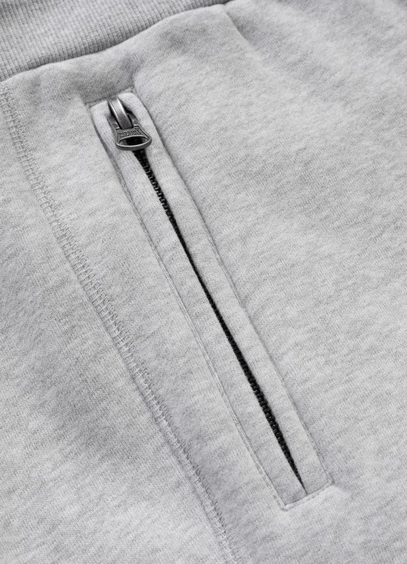 PIT BULL SPODNIE DRESOWE SMALL LOGO HD GREY MELENGE