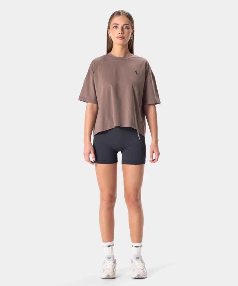 CARPATREE KOSZULKA STITCH TAUPE BROWN