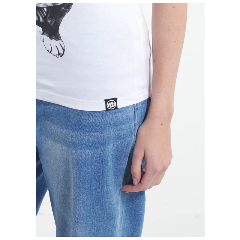 PIT BULL KOSZULKA DAMSKA PUPPY BIAŁA